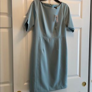 Ann Taylor Light Blue Sheath Dress Size 6